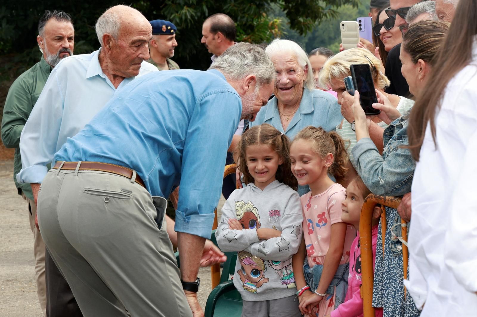Las imágenes de la visita de los Reyes a Sanabria