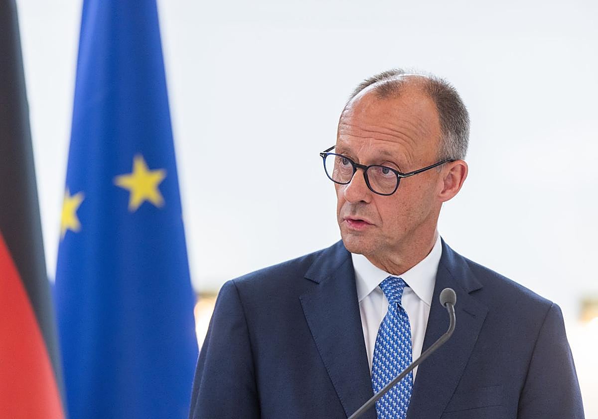 El canciller alemán, Friedrich Merz.