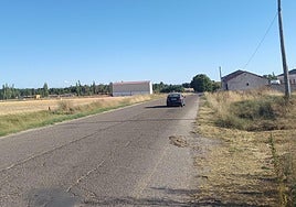 Antigua carretera de Segovia, en Cuéllar.