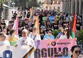 Manifestación en Valladolid por el día del Orgullo, el pasado 28 de mayo.