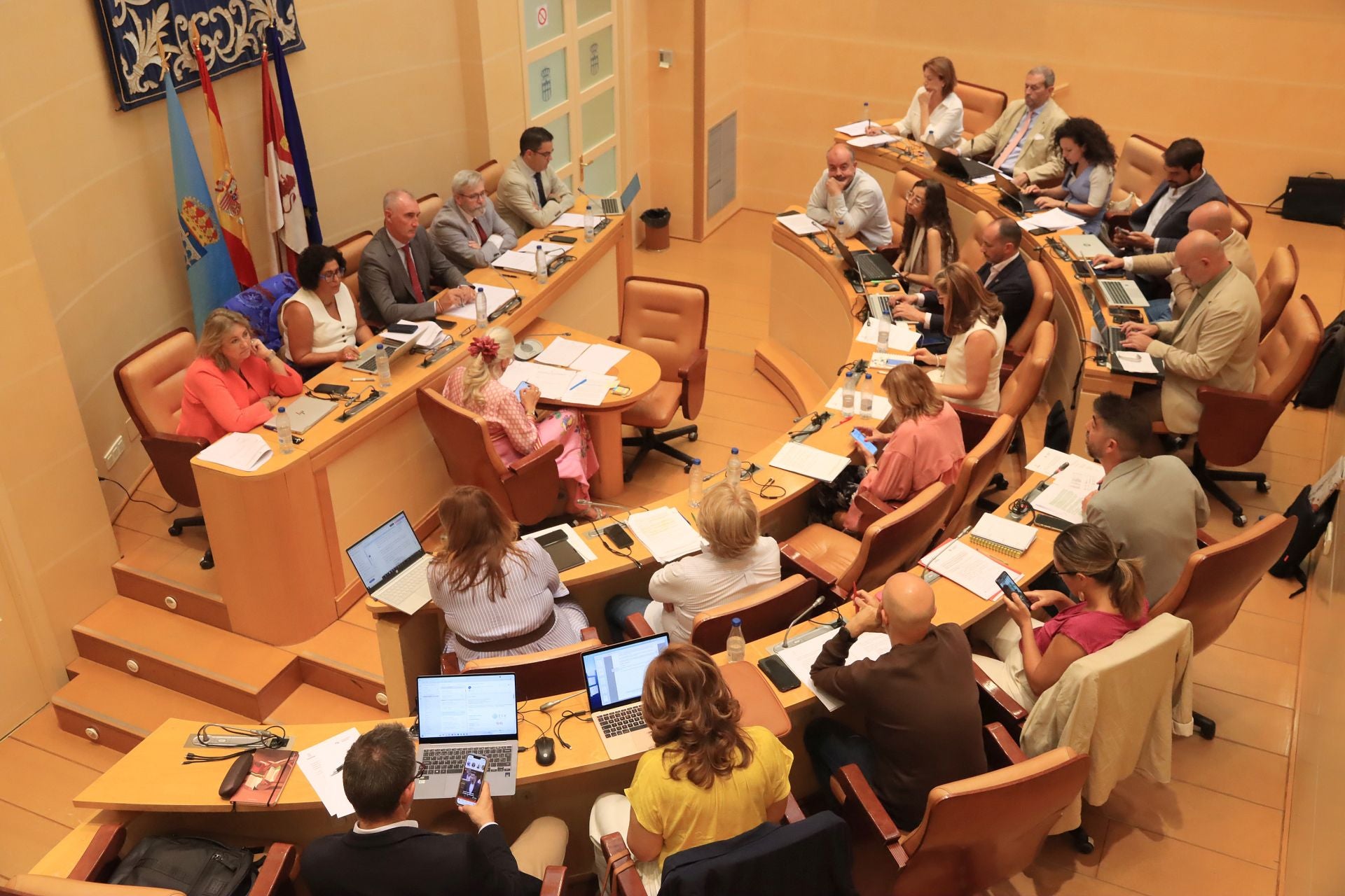 Pleno del Ayuntamiento de Segovia celebrado este viernes.