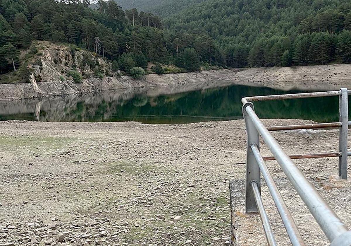 Embalse de El Tejo, hace unas semanas.