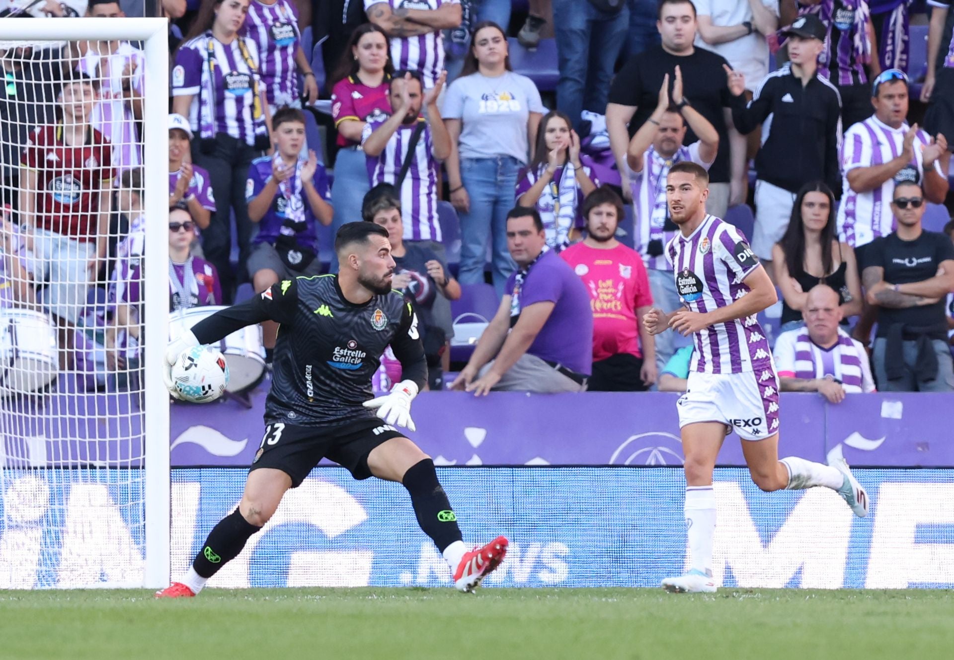 Las imágenes del partido entre el Real Valladolid y el Córdoba