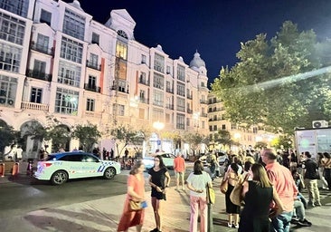 Despliegue policial en la Acera de Recoletos por una inexistente arma blanca