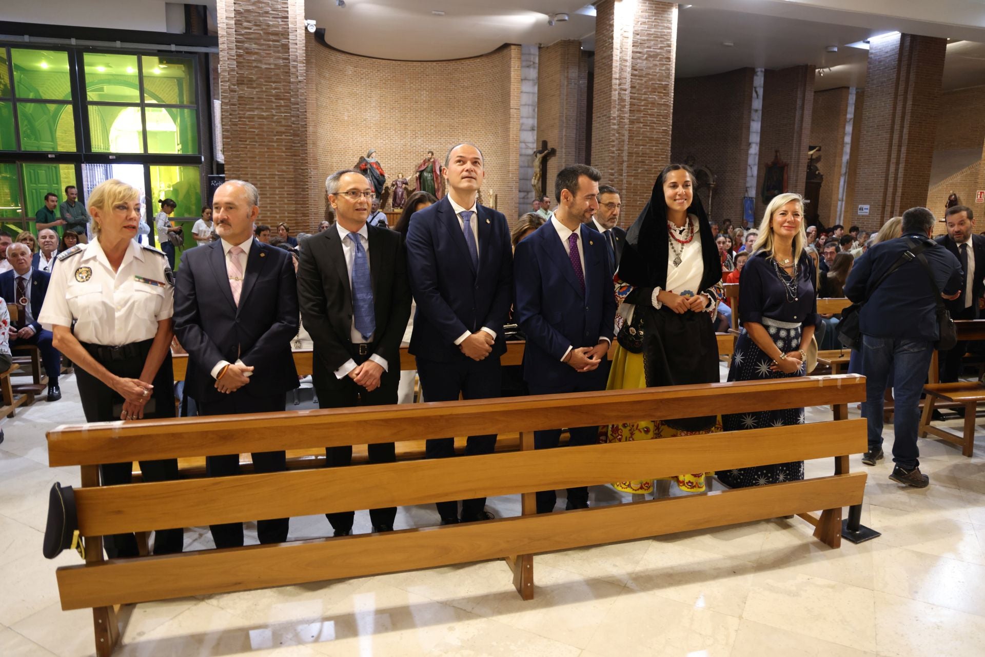 Ofrenda floral y misa en honor a la Virgen de San Lorenzo, patrona de Valladolid