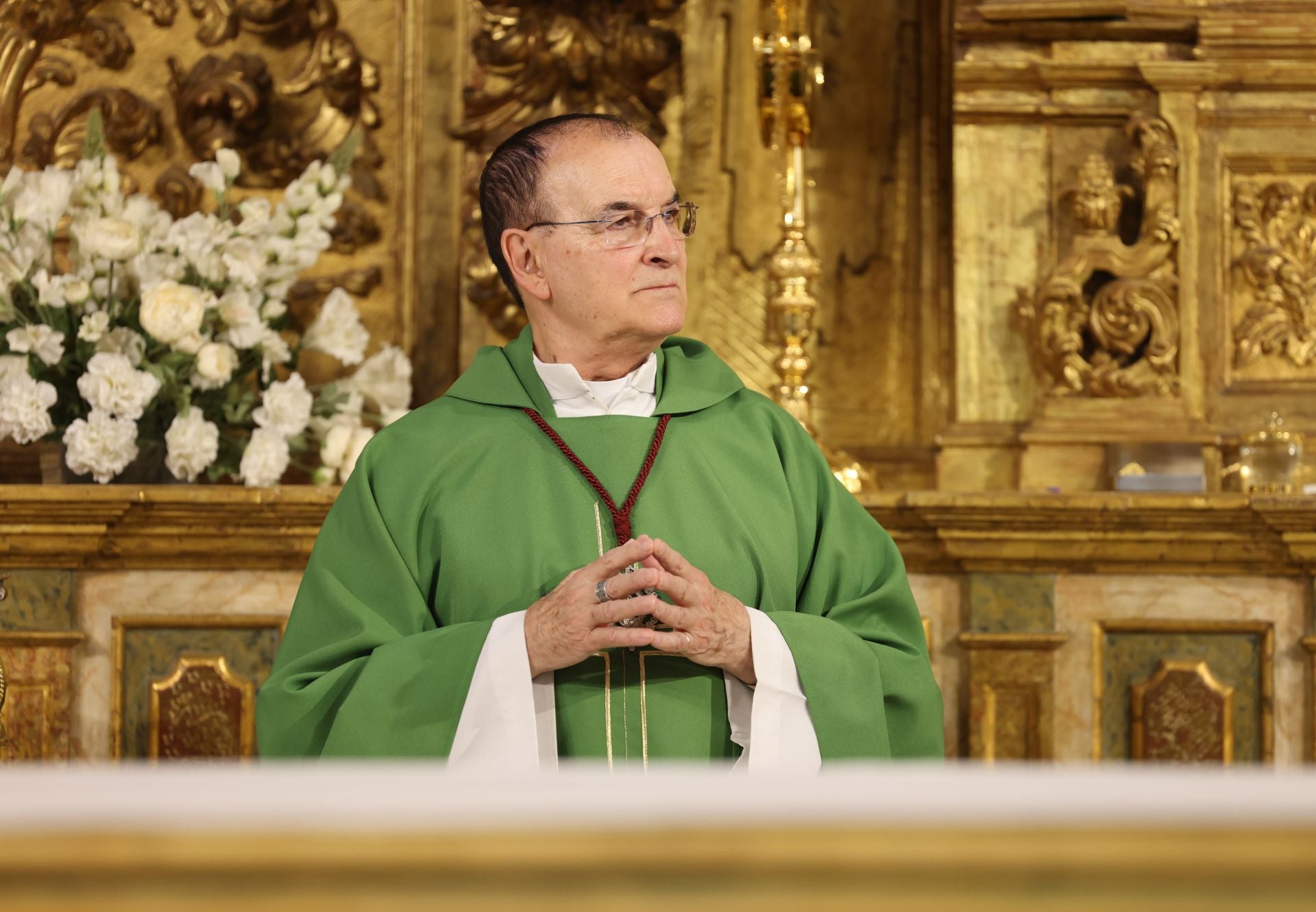 Ofrenda floral y misa en honor a la Virgen de San Lorenzo, patrona de Valladolid
