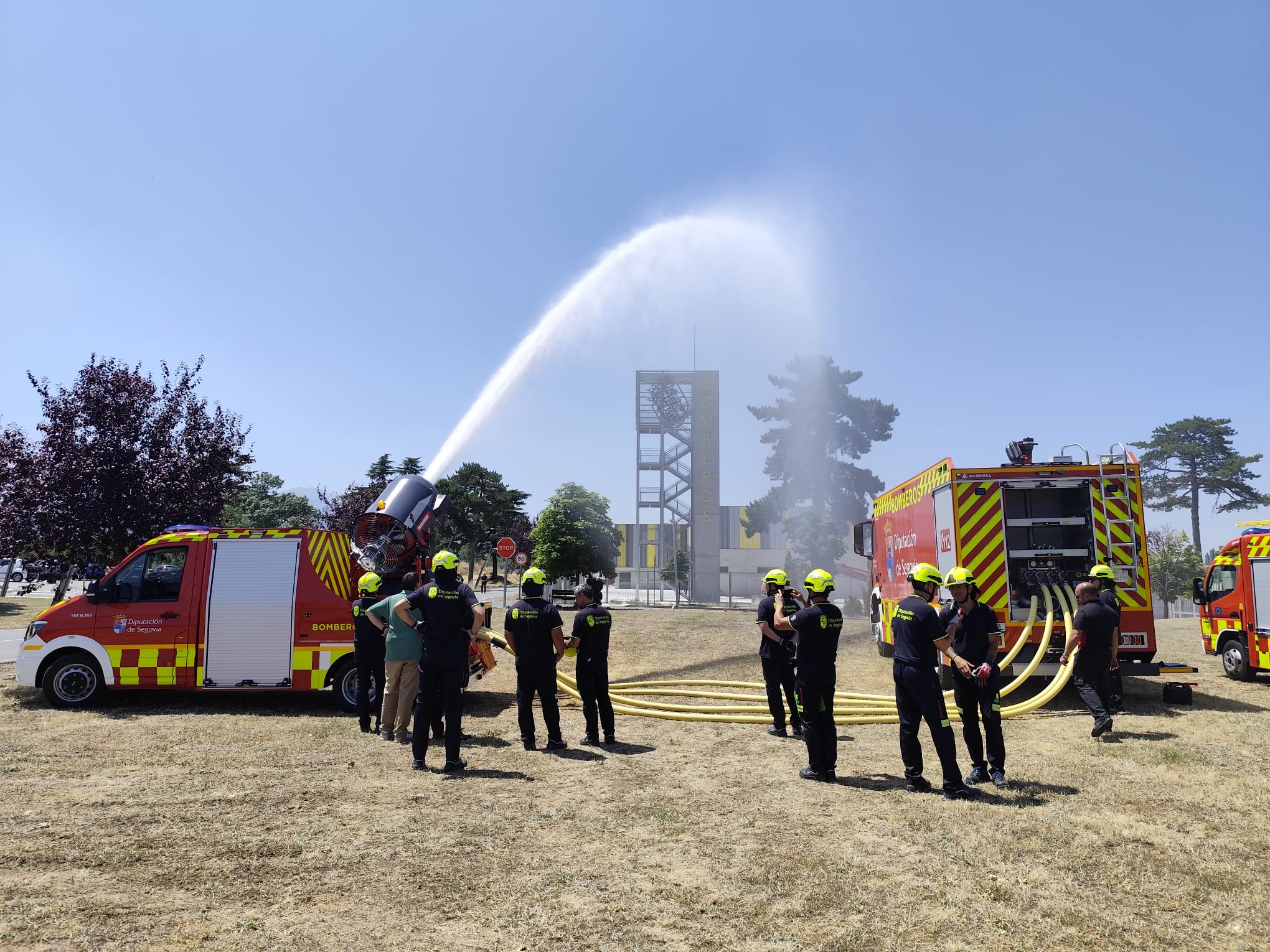 Uno de los ensayos realizados por los nuevos cabos-jefes.