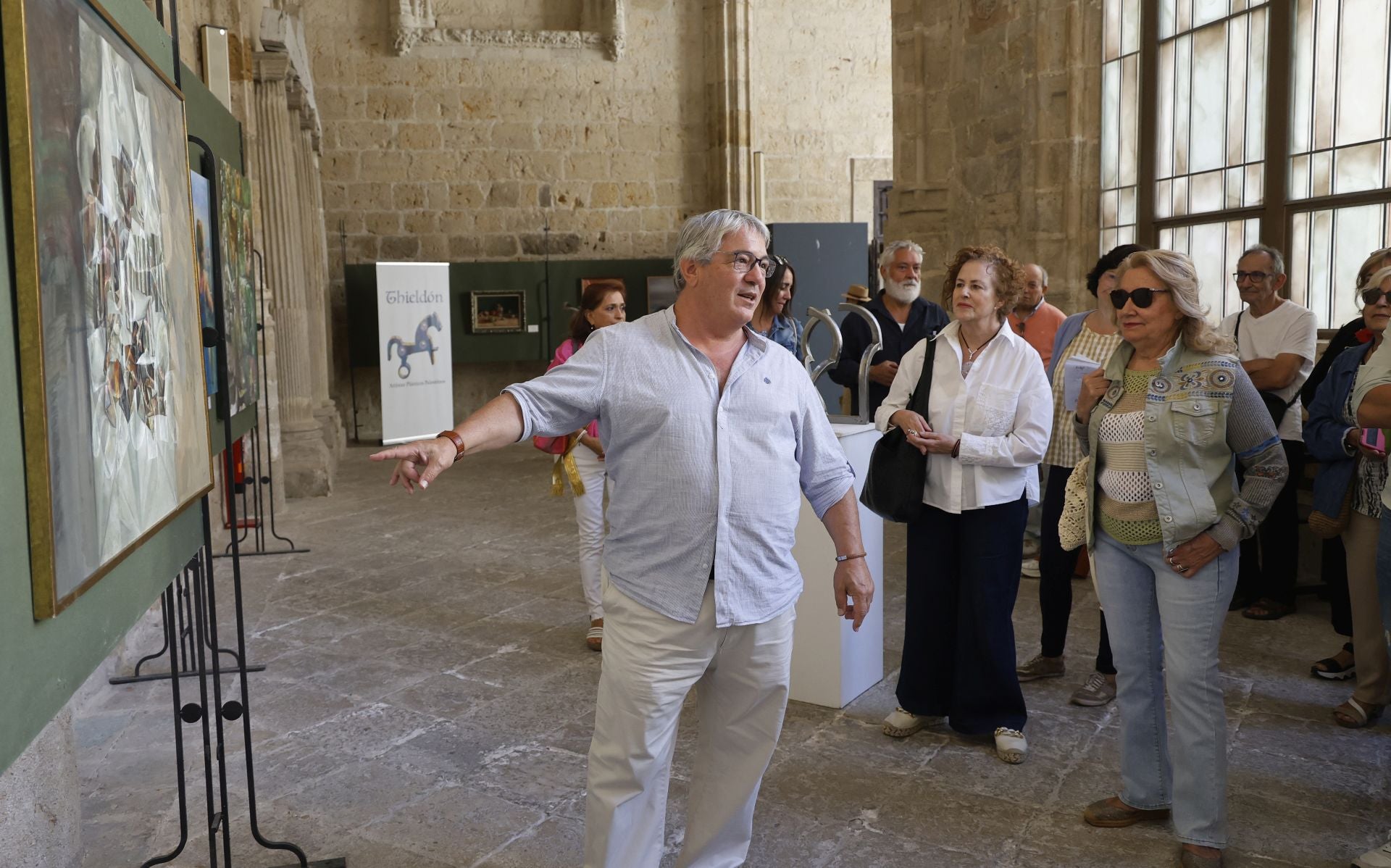 Así es la muestra &#039;Bourges&amp;Palencia 2025&#039; de Thieldon en el claustro de la Catedral