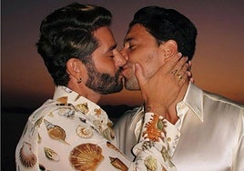 Pelayo Díaz con Gal Marom.