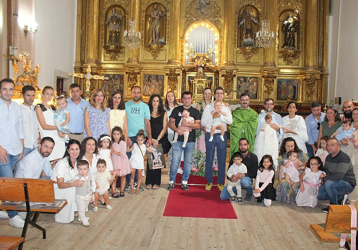 Presentación de los niños en Baltanás.