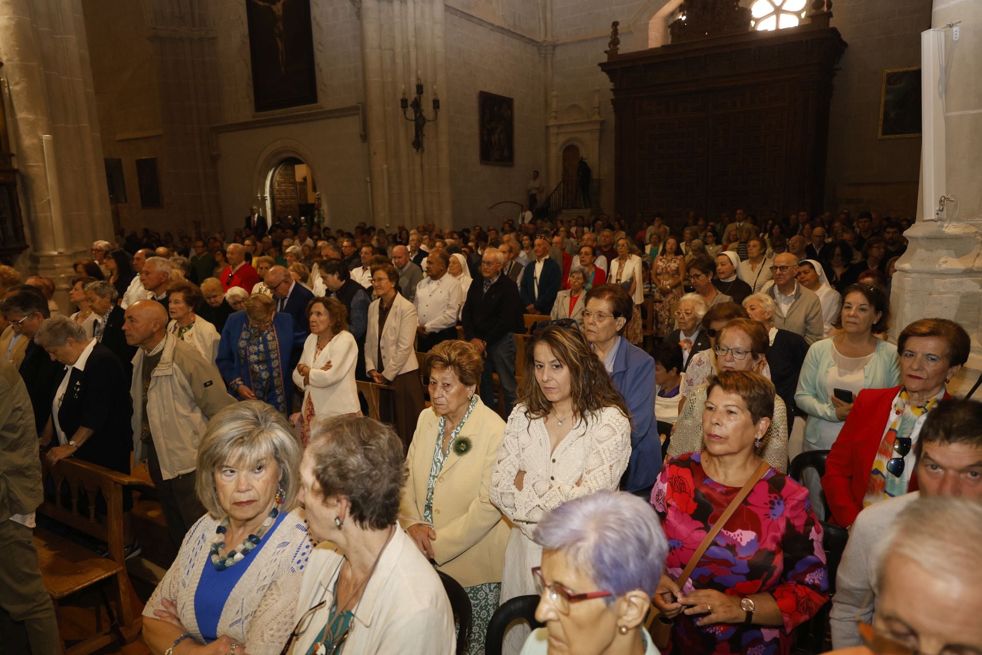 La Catedral de Palencia, a rebosar en la misa por San Antolín