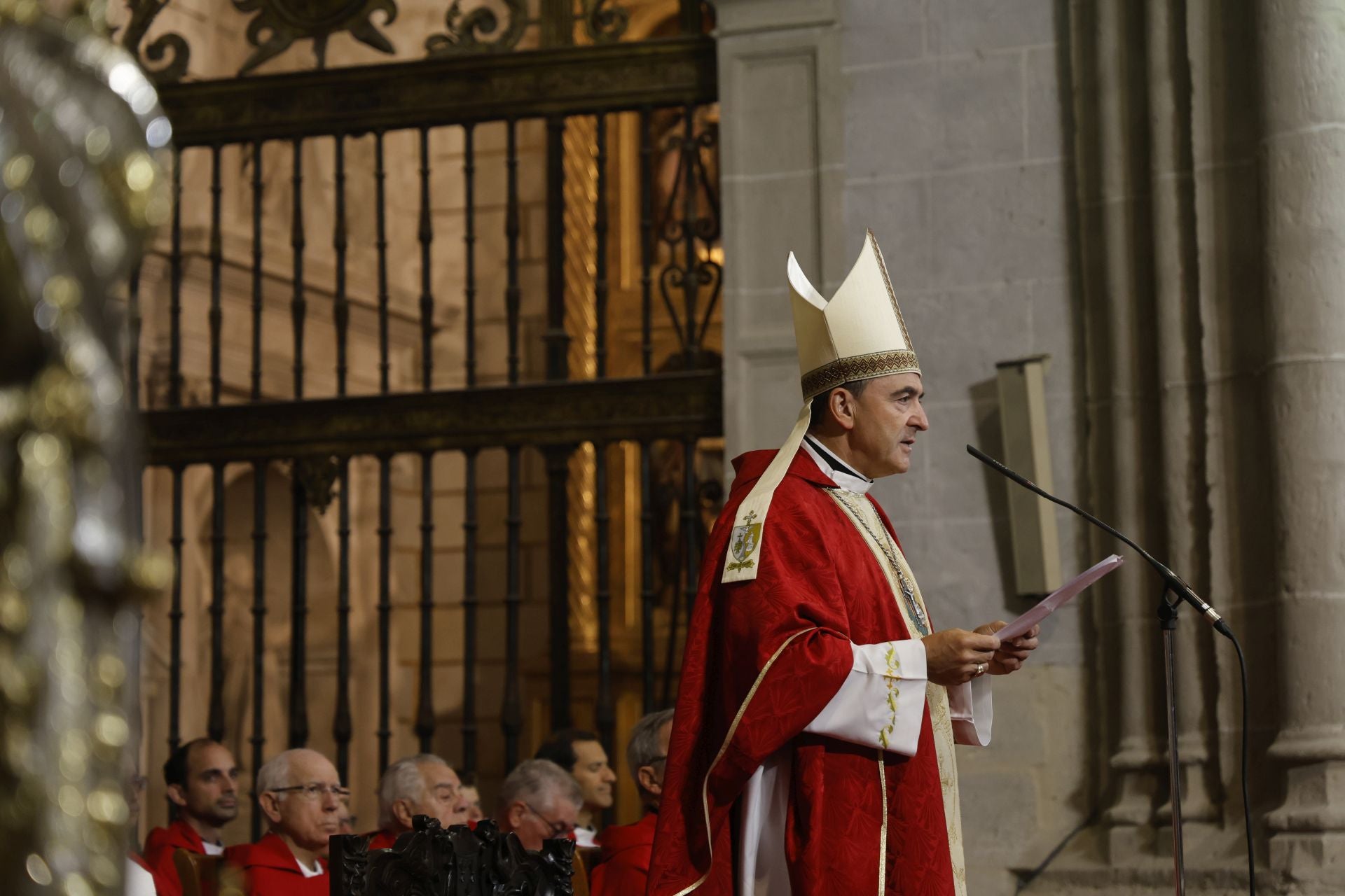 La Catedral de Palencia, a rebosar en la misa por San Antolín