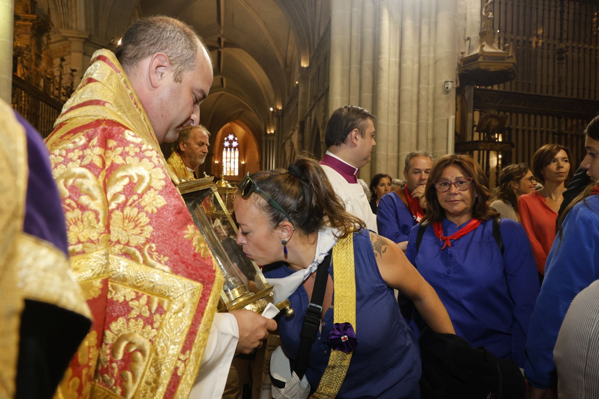 La Catedral de Palencia, a rebosar en la misa por San Antolín