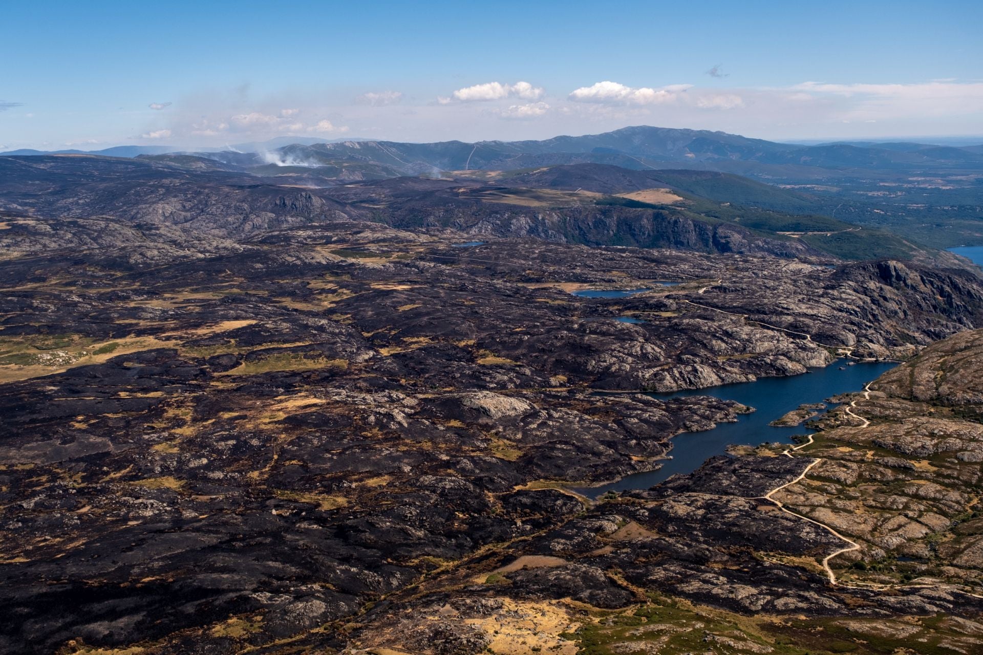 Sierra Segunda y de Porto, en la zona del embalse de Cárdena.