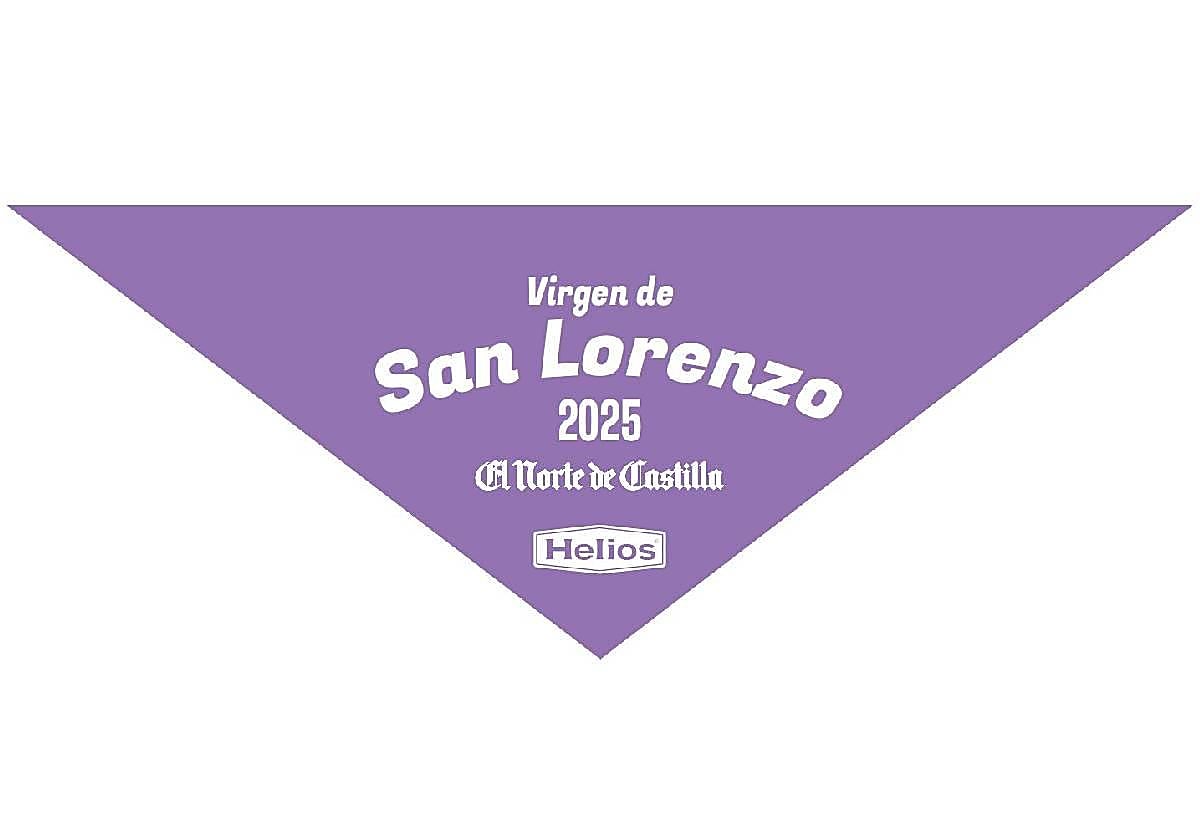 Pañoleta de fiestas que se entregará el viernes 5 con la compra del ejemplar de El Norte.