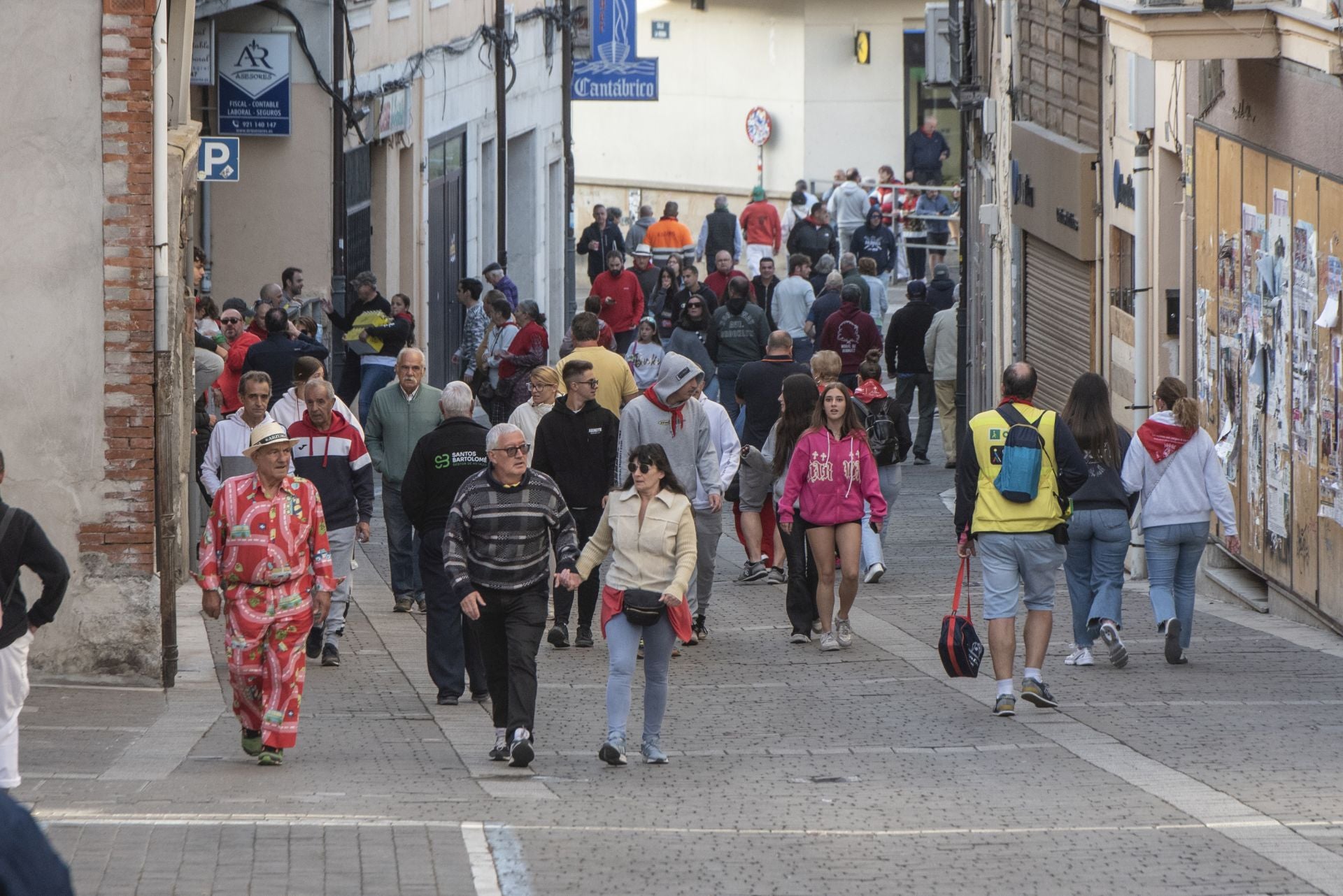 Fotos del ambiente en el tercer encierro de Cuéllar