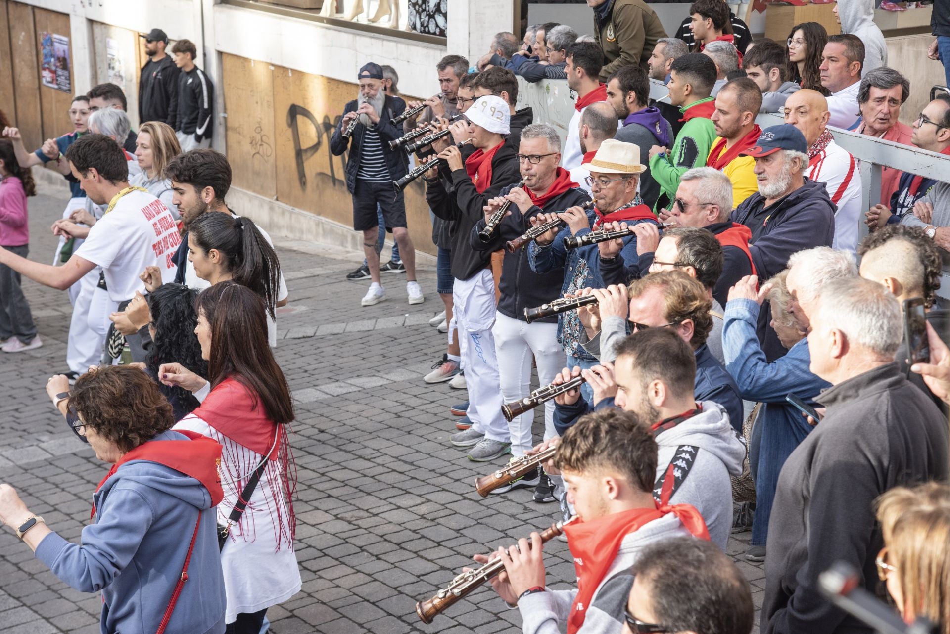Fotos del ambiente en el tercer encierro de Cuéllar