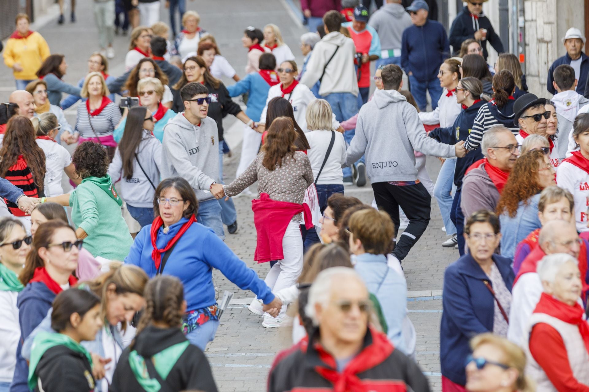 Fotos del ambiente en el tercer encierro de Cuéllar