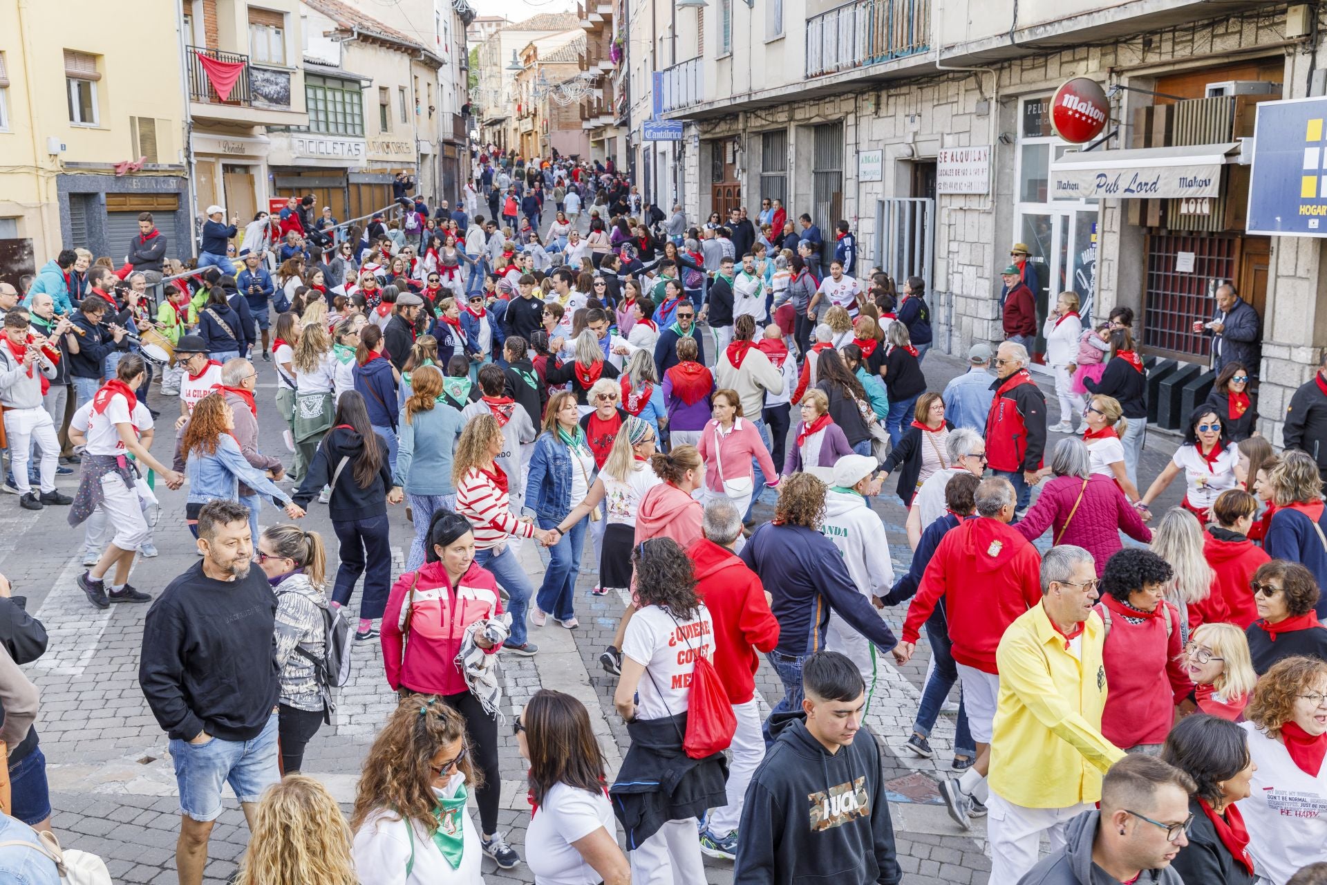 Fotos del ambiente en el tercer encierro de Cuéllar