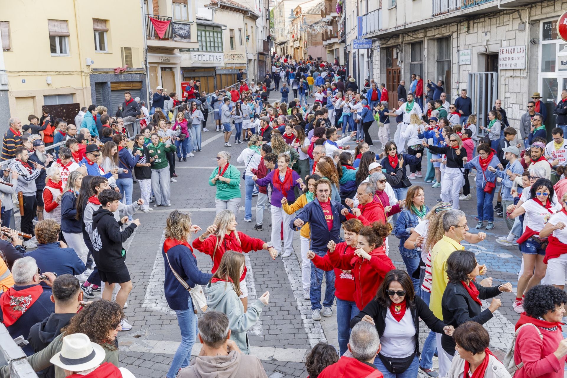 Fotos del ambiente en el tercer encierro de Cuéllar