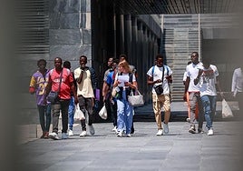 Centro de acogida a inmigrantes de Pozuelo.