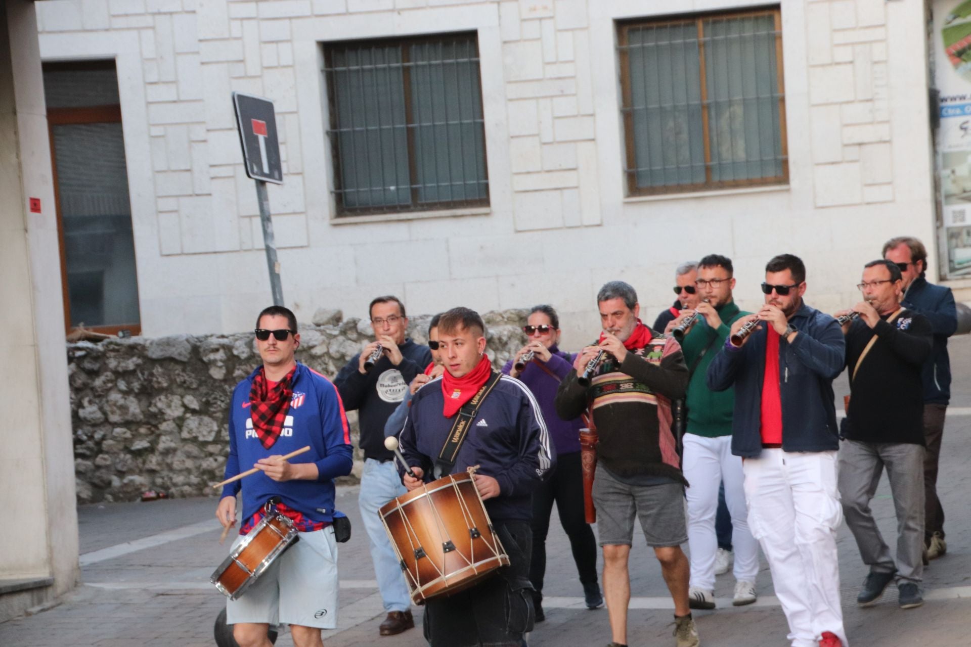 Fotos del ambiente en el cuarto encierro de Cuéllar
