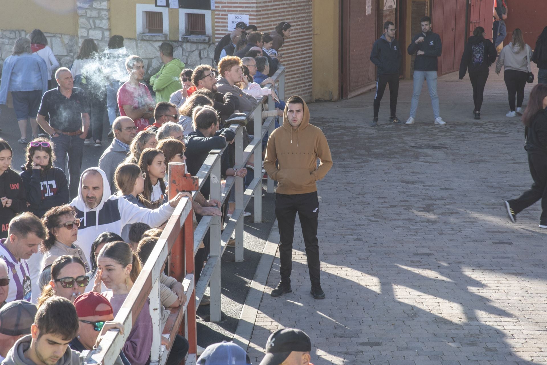 Fotos del ambiente en el cuarto encierro de Cuéllar
