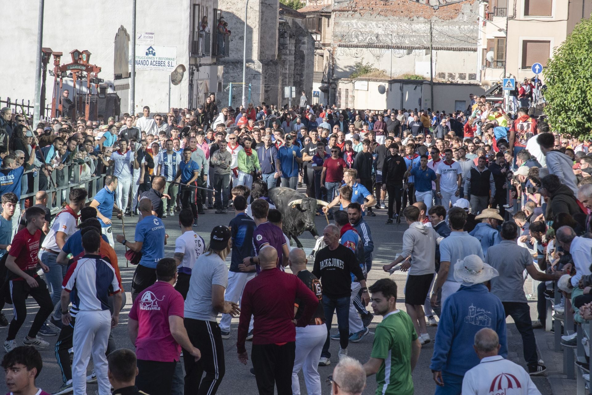 Fotos del cuarto encierro por las calles de Cuéllar