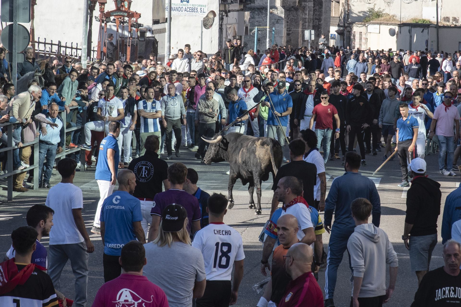 Fotos del cuarto encierro por las calles de Cuéllar