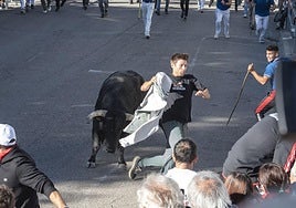 Fotos del cuarto encierro de Cuéllar por las calles de la villa