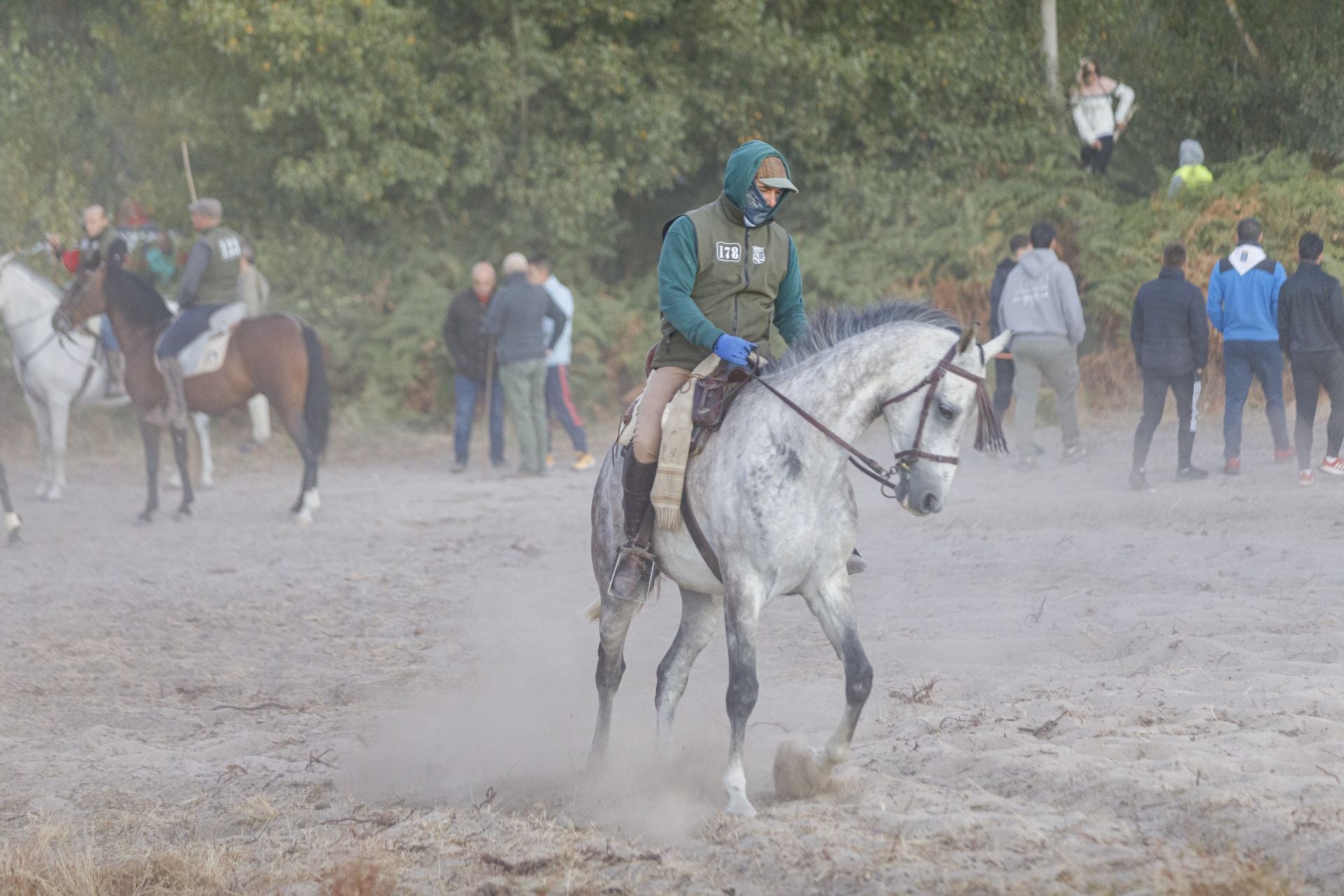 Fotos del cuarto encierro de Cuéllar por el campo