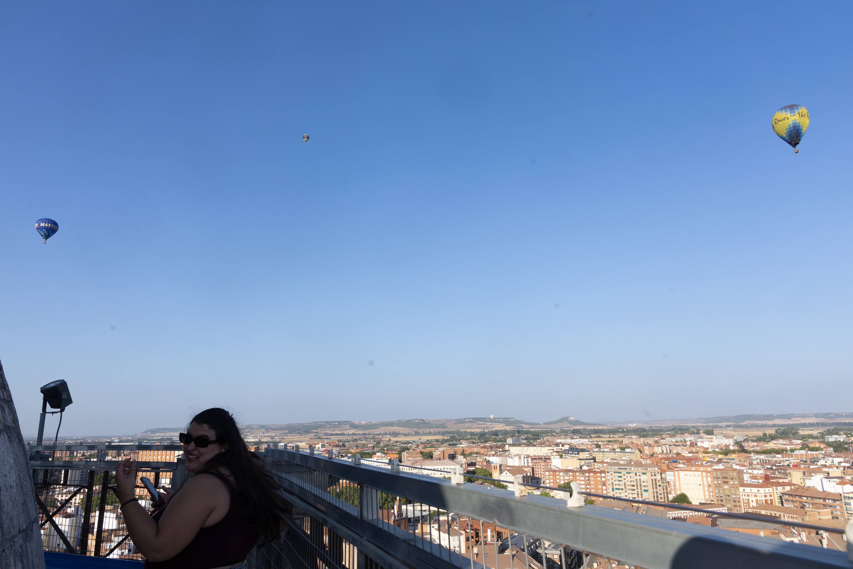 Las imágenes de los globos aerostáticos en el cielo de Valladolid