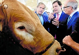 Mañueco e Iglesias (derecha), en la inauguración de Salamaq.