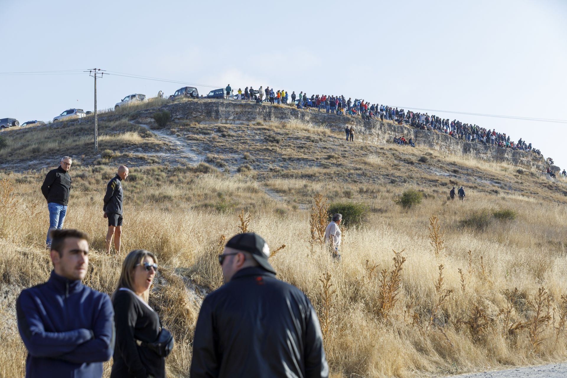 Fotografías del quinto encierro de Cuéllar en el campo