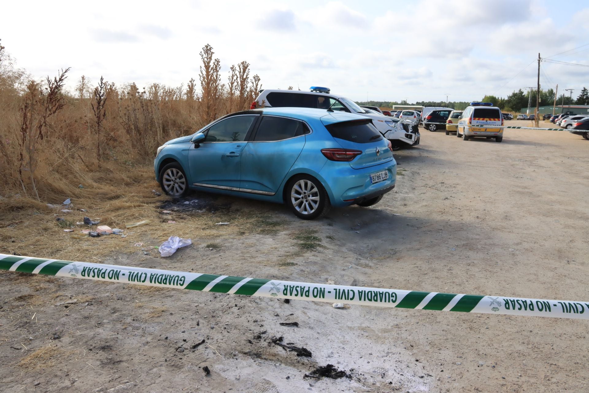 Fotografías de la investigación del caso de violencia de género en Cuéllar