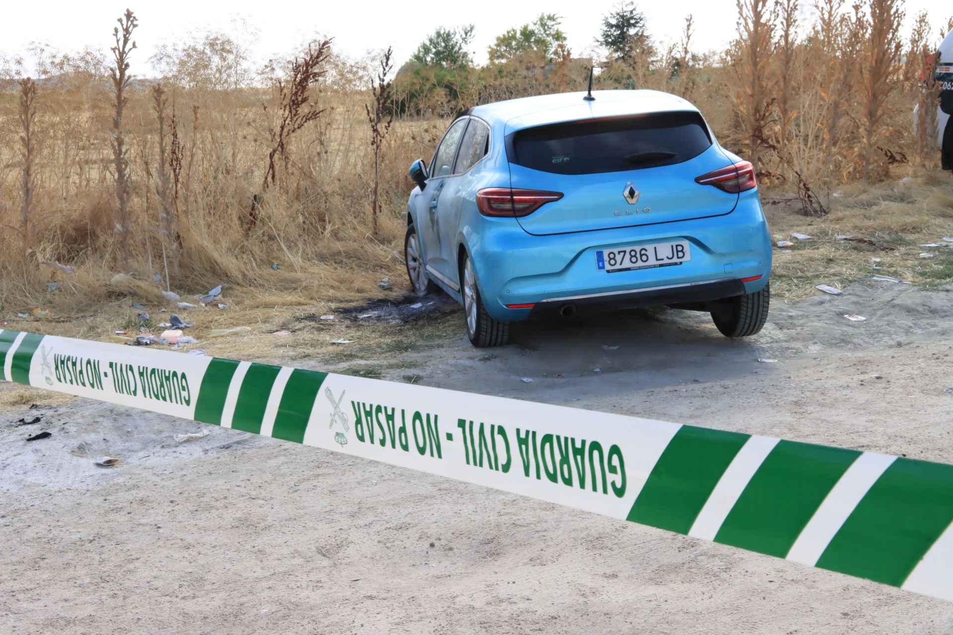 Fotografías de la investigación del caso de violencia de género en Cuéllar