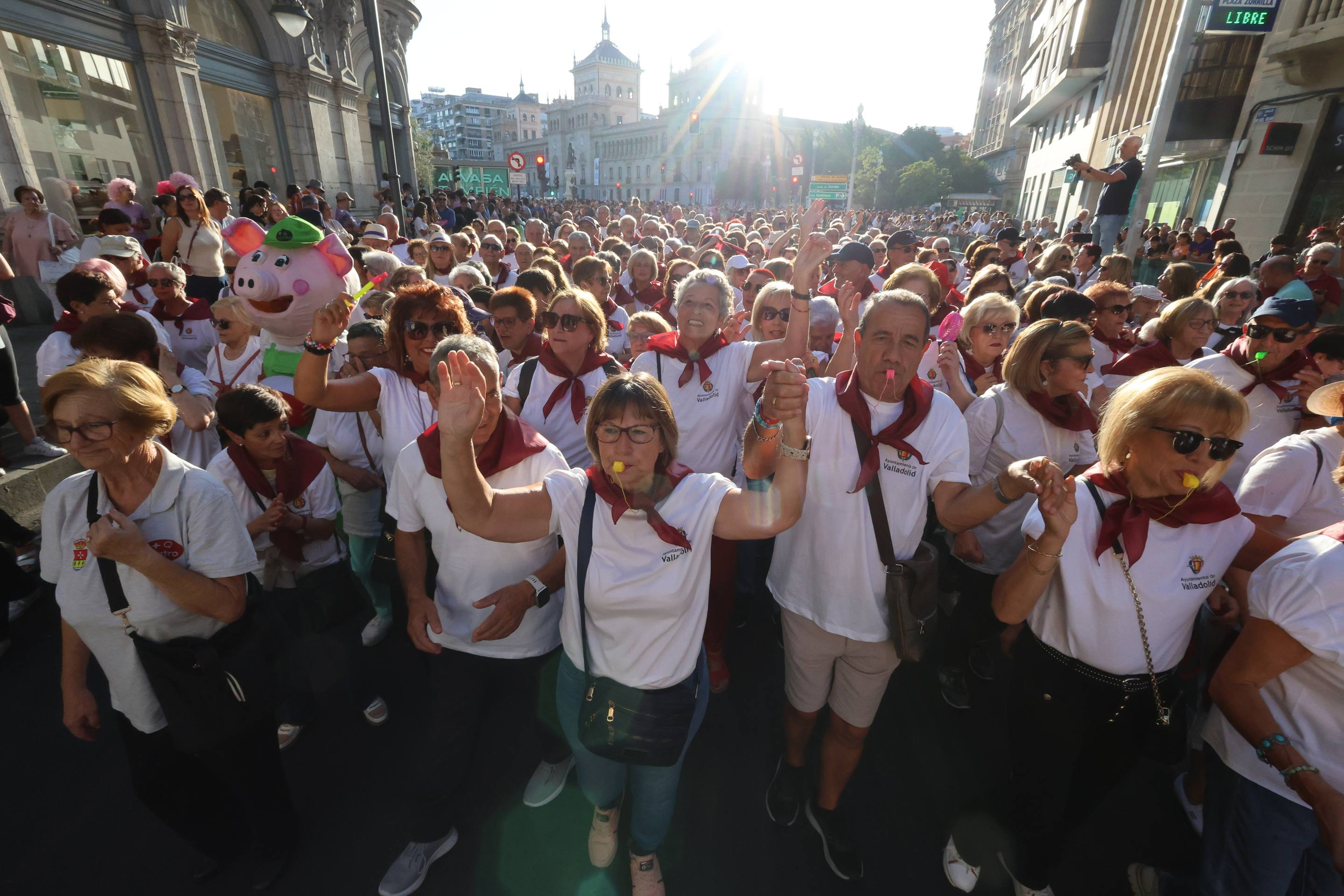 Las mejores imágenes del desfile de peñas de las Fiestas de Valladolid 2025