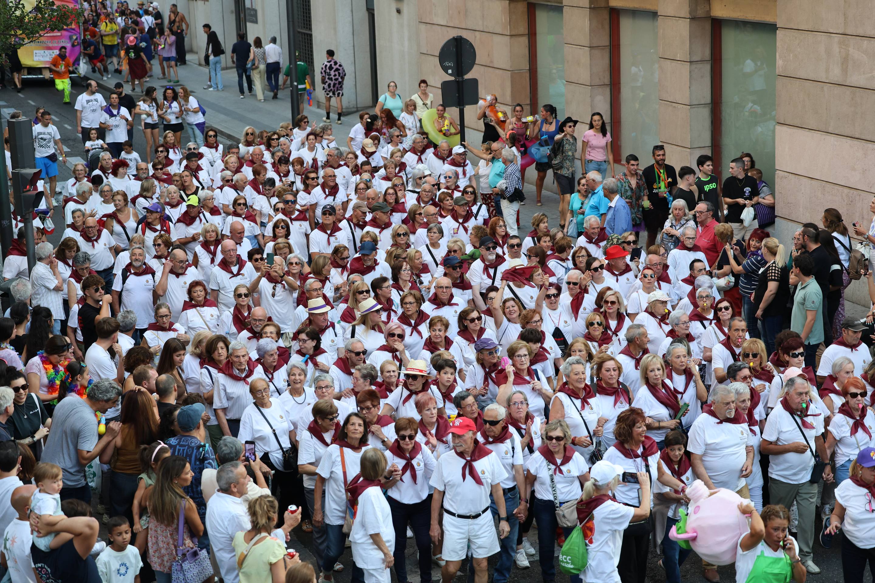 Las mejores imágenes del desfile de peñas de las Fiestas de Valladolid 2025