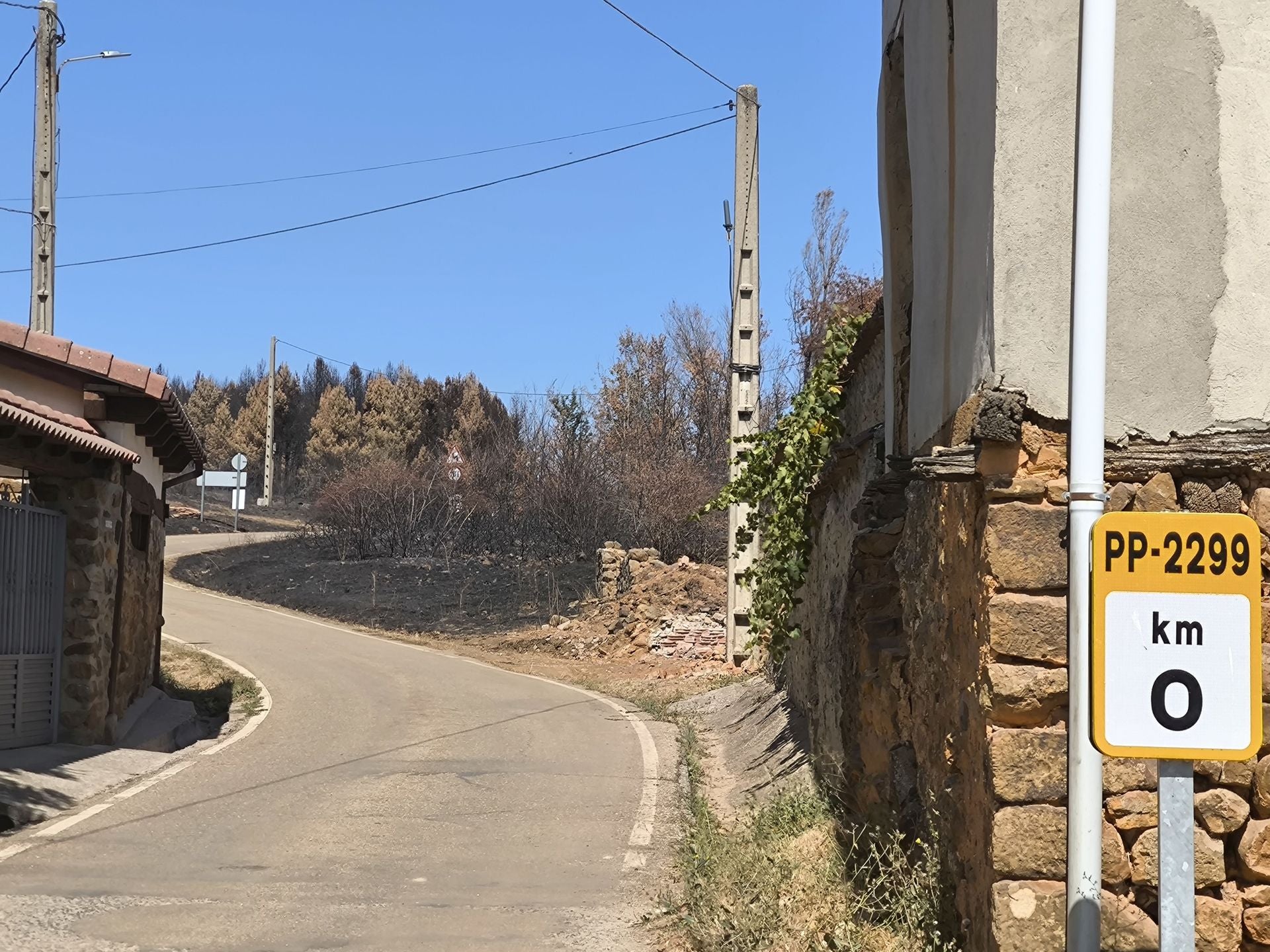 San Pedro de Cansoles avanza en su reconstrucción tras las llamas