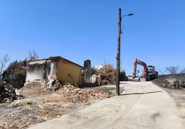 Avanza la reconstrucción de San Pedro de Cansoles tras el incendio
