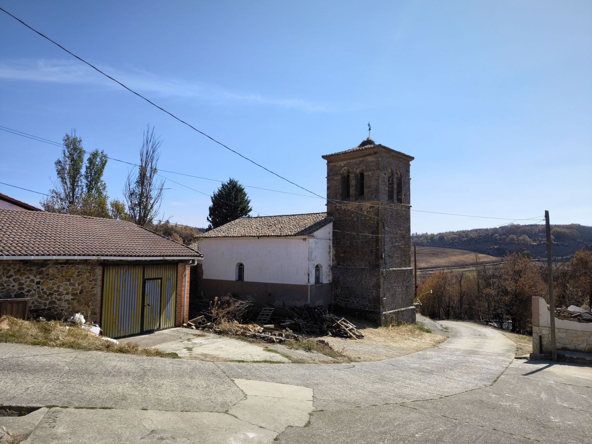 San Pedro de Cansoles avanza en su reconstrucción tras las llamas