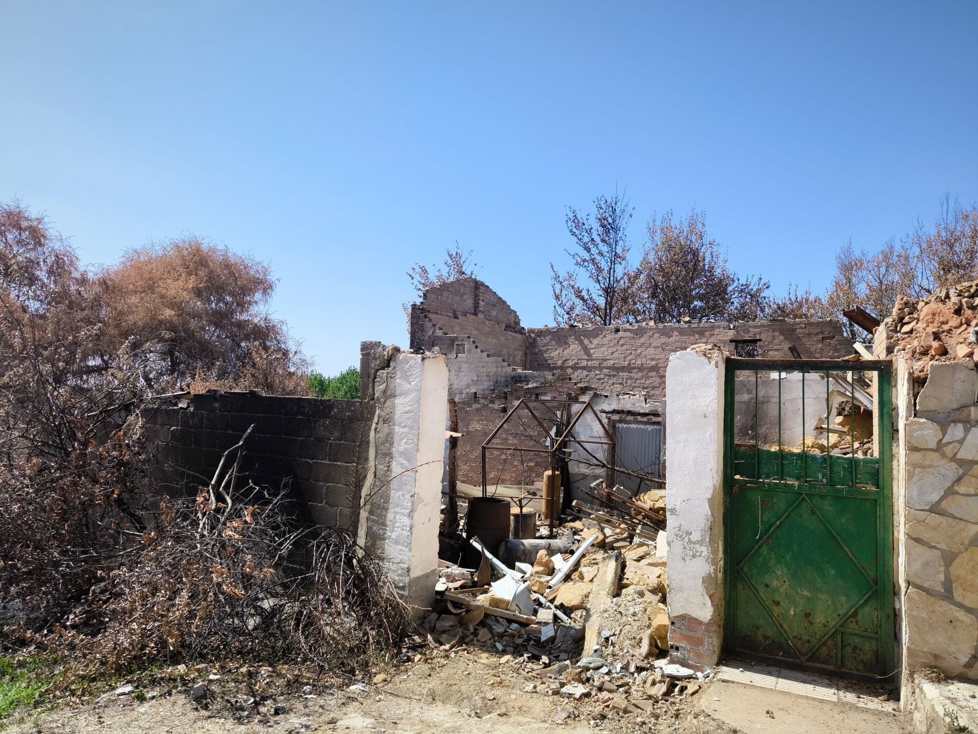 San Pedro de Cansoles avanza en su reconstrucción tras las llamas