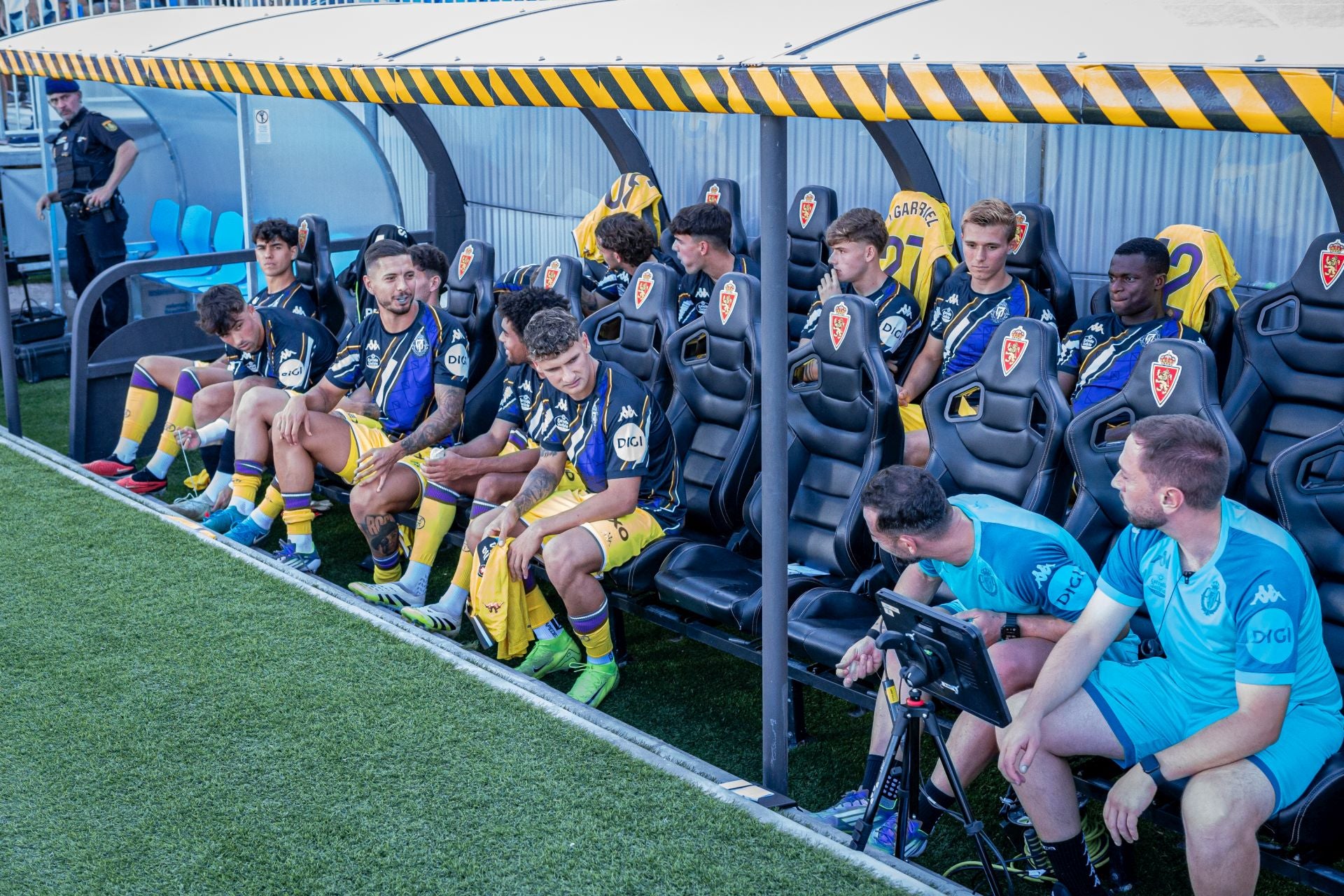 Las imágenes del partido del Real Valladolid en Zaragoza