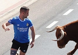 La fotos del encierro urbano en las fiestas de Nava del Rey 2025