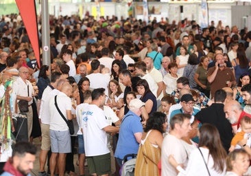 Las casetas regionales estrenan sus 10.000 metros cuadrados con normalidad tras el susto del incendio