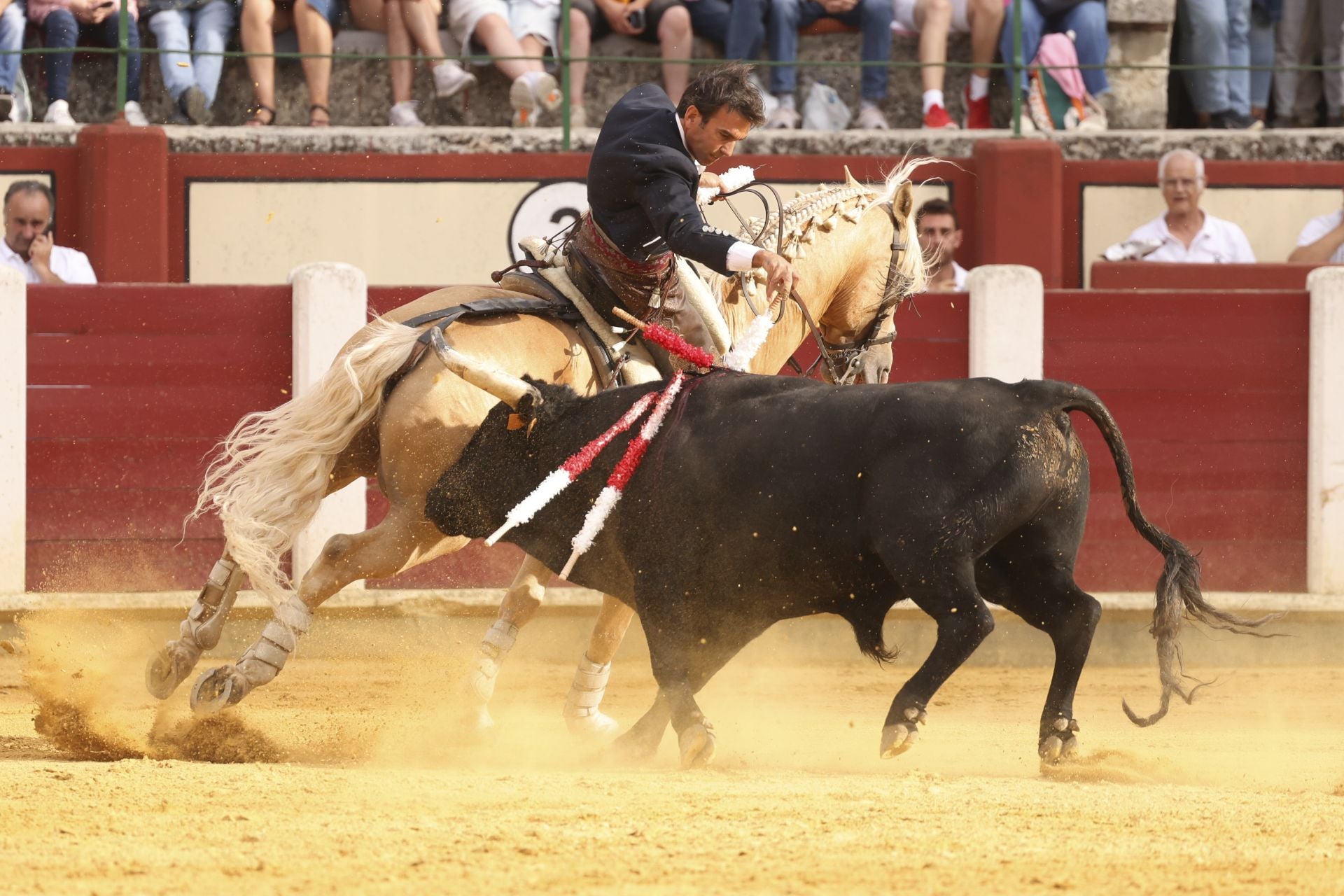 Segio Galán en la corrida de rejones de Valladolid