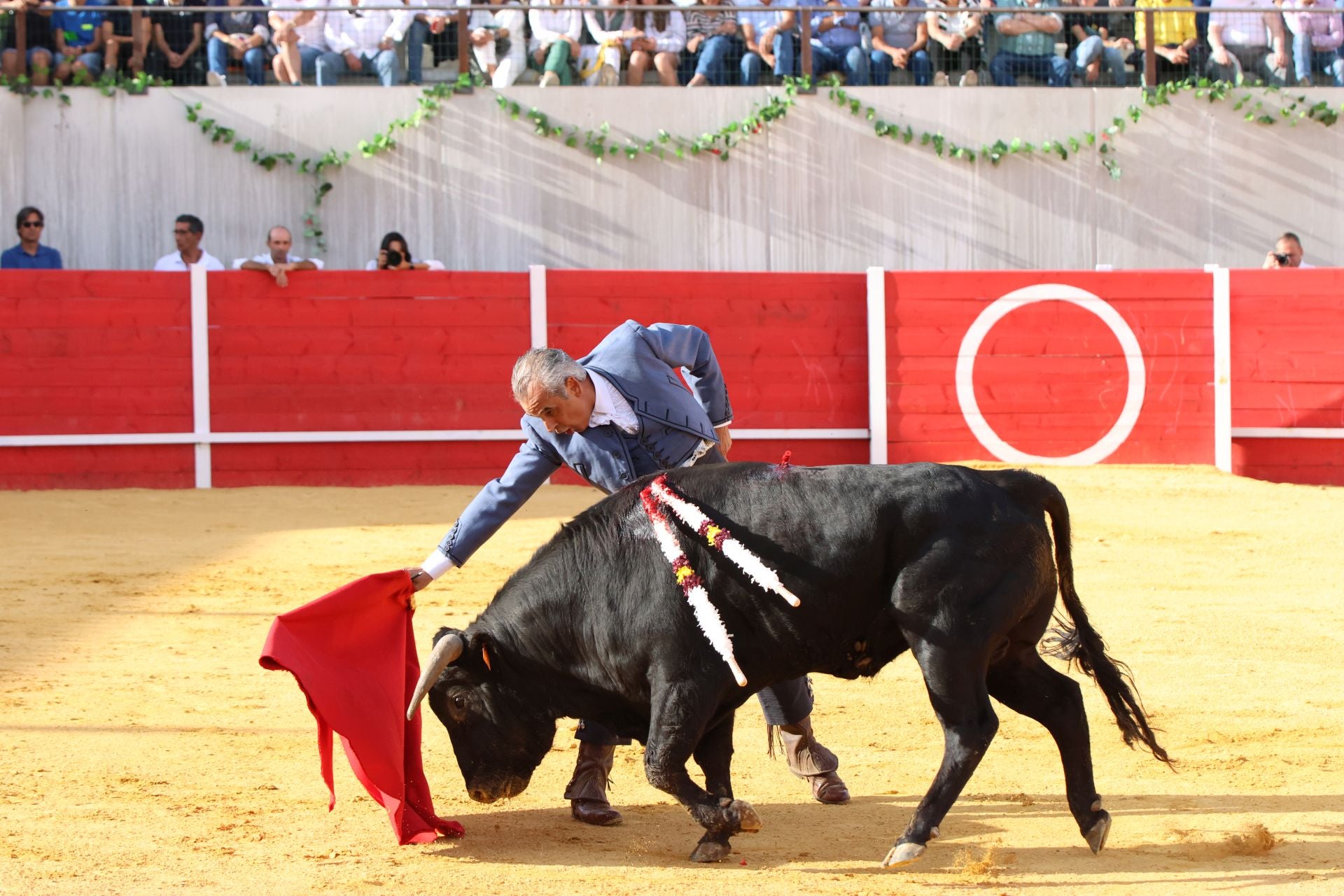 La inauguración de la plaza taurina de Alaejos, en imágenes