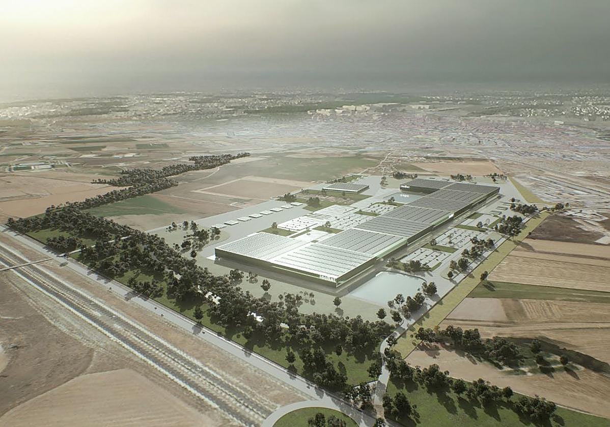 Infografía posible de las instalaciones futuras de Inobat presentada en su día por el Ayuntamiento.