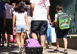 Las fotos de la vuelta al cole en el CEIP Félix Cuadrado Lomas de La Cistérniga