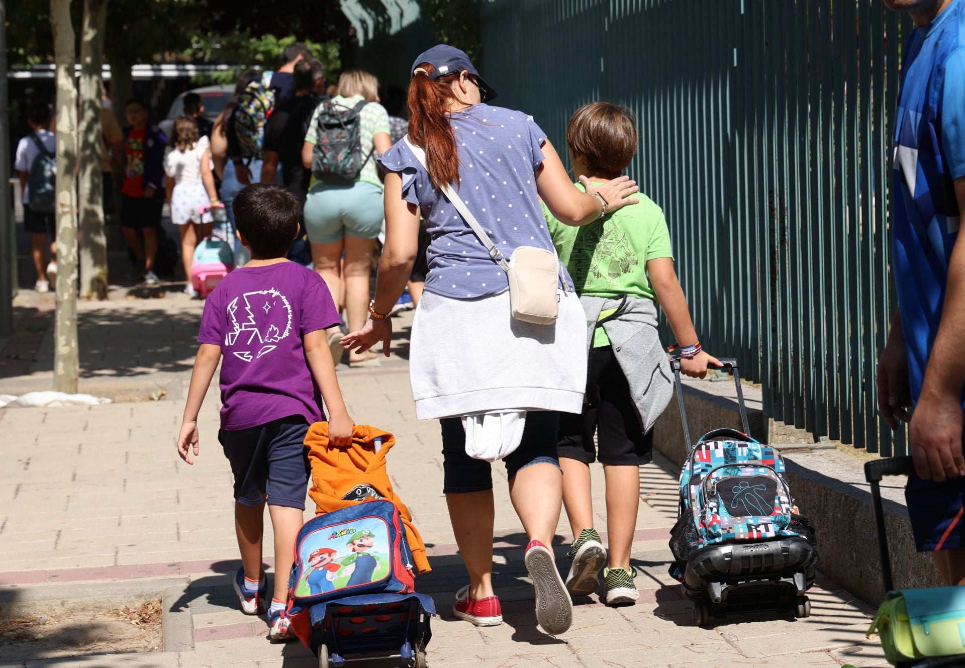Las fotos de la vuelta al cole en el CEIP Félix Cuadrado Lomas de La Cistérniga